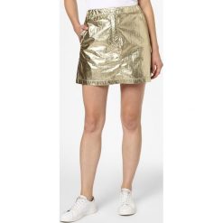 Calvin Klein Jeans - Spódnica damska, złoty. Żółte spódniczki damskie Calvin Klein Jeans, s, bez wzorów, z jeansu, mini. Za 359,95 zł.