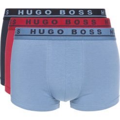 BOSS 3-pack Bokserki Niebieski Czerwony. Czerwone bokserki męskie Boss, bez wzorów, z elastanu. Za 187,95 zł.