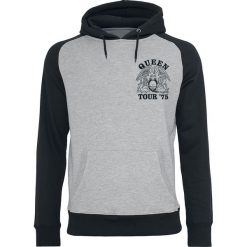 Queen Tour '75 Bluza z kapturem szary/czarny. Czarne bejsbolówki męskie Queen, xxl, z kapturem. Za 184,90 zł.