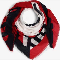 Tommy Hilfiger - Chusta damska, niebieski. Niebieskie chusty damskie TOMMY HILFIGER, bez wzorów. Za 229,95 zł.