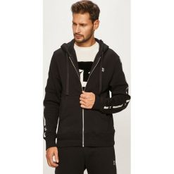 Tommy Hilfiger - Bluza x Lewis Hamilton. Czarne bluzy męskie TOMMY HILFIGER, xl, z aplikacjami, z bawełny, z kapturem, bez rękawów, z kapturem. W wyprzedaży za 499,90 zł.