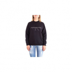 Bluzy Calvin Klein Jeans J20J208552. Czarne bluzy damskie Calvin Klein Jeans, l, z jeansu. Za 433,74 zł.