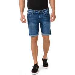 Pepe Jeans Hatch Szorty Niebieski. Niebieskie spodenki i szorty męskie Pepe Jeans, bez wzorów, z elastanu. Za 306,95 zł.
