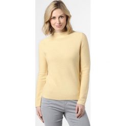 Franco Callegari - Sweter damski, żółty. Żółte swetry damskie Franco Callegari, m, bez wzorów, z bawełny, eleganckie, bez rękawów, bez kaptura. Za 229,95 zł.