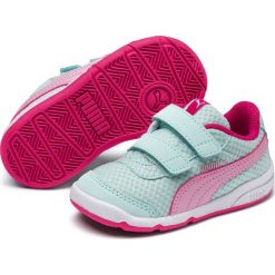 Puma Stepfleex 2 Mesh V PS Fair Aqua-Pale Pink-Fuchsia Purple 32. Różowe buty dziewczęce sportowe Puma, bez wzorów, z meshu, na zamek. Za 168,00 zł.