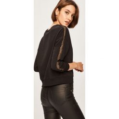 Answear - Bluza. Czarne bluzy damskie ANSWEAR, s, bez wzorów, z bawełny, bez rękawów, bez kaptura. W wyprzedaży za 49,90 zł.