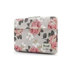 Etui na laptopa CANVASLIFE Sleeve 15-16 cali White Rose. Czerwone etui damskie CANVASLIFE, z materiału. Za 79,99 zł.