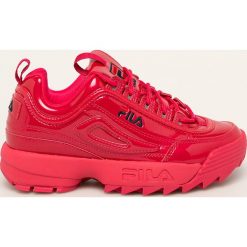 Fila - Buty Disruptor. Czarne buty sportowe damskie Fila, z materiału, sportowe. W wyprzedaży za 359,90 zł.