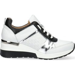 Sneakersy biało czarne. Czarne sneakersy damskie Arturo Vicci, ze skóry. Za 259,00 zł.