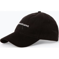 Calvin Klein Jeans - Damska czapka z daszkiem, czarny. Czarne czapki damskie Calvin Klein Jeans, z haftami, z bawełny. Za 159,95 zł.