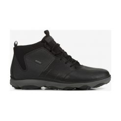 Geox Nebula Tenisówki Czarny. Czarne trampki męskie Geox, bez wzorów, ze skóry, bez zapięcia. Za 688,95 zł.