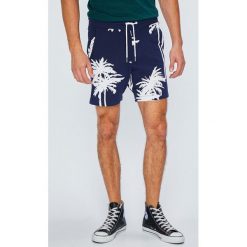 Tom Tailor Denim - Szorty. Niebieskie spodenki sportowe męskie marki TOM TAILOR DENIM, s, z bawełny, sportowe. W wyprzedaży za 59,90 zł.
