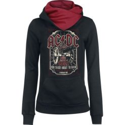 Bluzy rozpinane damskie: AC/DC For Those About To Rock Bluza z kapturem damska czarny/czerwony