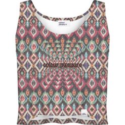 Colour Pleasure Koszulka damska CP-035 263 grafitowo- różowa r. XXXL-XXXXL. Czerwone bralety damskie marki Colour pleasure. Za 64,14 zł.
