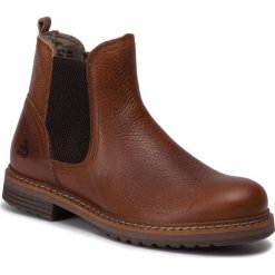 Sztyblety BULLBOXER - 049M45402 AMCOGTD70 Cognac. Pomarańczowe kozaki damskie Bullboxer, ze skóry, bez obcasa, na obcasie, bez zapięcia. Za 389,00 zł.