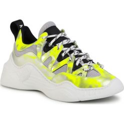 Sneakersy STOKTON - Warrios-D Neon Brush. Szare półbuty damskie Stokton, ze skóry. Za 1399,00 zł.