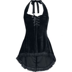 Gothicana by EMP Kaylee Top damski czarny. Czarne bluzki damskie marki Gothicana by EMP, m, z koronki. Za 144,90 zł.
