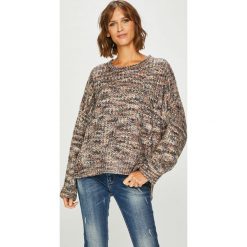 Answear - Sweter. Szare swetry damskie ANSWEAR, uniwersalny, bez wzorów, z poliesteru, bez rękawów, długie, bez kaptura. W wyprzedaży za 129,90 zł.