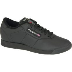 Reebok Classic Princess J95361. Czarne buty sportowe damskie Reebok, bez wzorów, ze skóry, sportowe, reebok classic. W wyprzedaży za 189,99 zł.