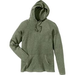 Swetry klasyczne męskie: Sweter z kapturem Regular Fit bonprix oliwkowy