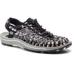 Sandały KEEN - Uneek Flat 1020795 Black/Gray. Czarne sandały męskie Keen, z tworzywa sztucznego, bez zapięcia. Za 409,95 zł.