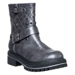 Botki w kolorze srebrnym. Szare botki damskie Braciallini. W wyprzedaży za 339,95 zł.