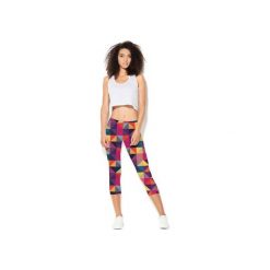 Legginsy CP-011 12. Legginsy sportowe damskie Colour pleasure, s, bez wzorów, z dzianiny, na fitness i siłownię. Za 99,00 zł.
