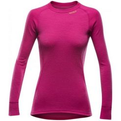 Devold Koszulka Damska Duo Active Woman Shirt Cerise Xs. Czerwone t-shirty damskie marki Devold, xs, z wełny, z długim rękawem. W wyprzedaży za 209,00 zł.