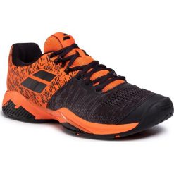 Buty BABOLAT - Propulse Blast Ac Men 30S20442 Black/Golden Poppy. Szare buty sportowe męskie Babolat, z tworzywa sztucznego, bez zapięcia, tenisowe. Za 499,00 zł.