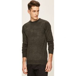 Brave Soul - Sweter. Szare swetry męskie Brave Soul, s, bez wzorów, z dzianiny, z okrągłym kołnierzem, bez kaptura. Za 79,90 zł.