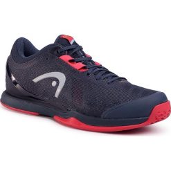 Buty HEAD - Sprint Pro 3.0 273000 Midnight Navy/Neon Red 065. Niebieskie buty sportowe męskie Head, z tworzywa sztucznego, bez zapięcia, tenisowe. W wyprzedaży za 419,00 zł.