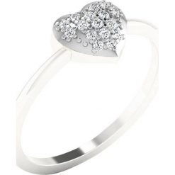 Złoty pierścionek z diamentami. Szare pierścionki damskie Art of Diamond & Co., z diamentem, złote. W wyprzedaży za 452,95 zł.