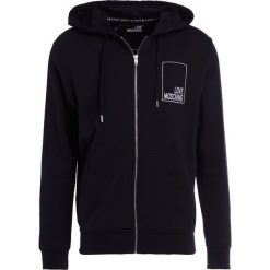 Bejsbolówki męskie: Love Moschino ZIPPED HOODIE Bluza z kapturem black
