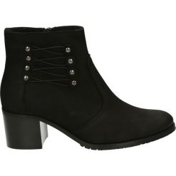 Botki - 278229 NA NER. Czarne botki damskie skórzane marki Venezia. Za 259,00 zł.