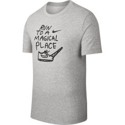 Koszulka do biegania męska NIKE M DRY TEE DFC MAGIC PLACE / AO0650-063. Koszulki męskie Nike, m, bez wzorów, bez kołnierzyka, bez rękawów, do biegania. Za 119,99 zł.