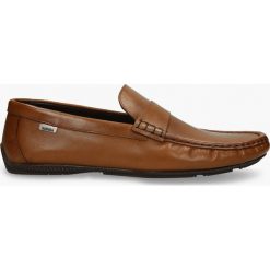 Mokasyny brązowe Kevin. Pomarańczowe mokasyny męskie Badura. Za 279,99 zł.