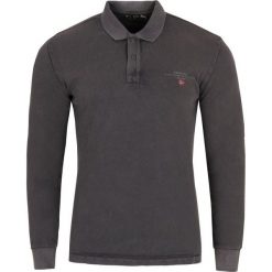 Koszulka Polo Napapijri. Szare koszulki męskie xxl, bez wzorów, klasyczne, bez rękawów. Za 149,00 zł.