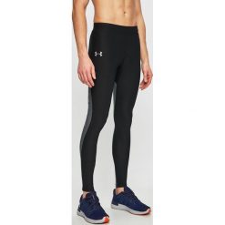 Under Armour - Spodnie. Czarne spodnie męskie Under Armour, xl, z nadrukiem, z elastanu. W wyprzedaży za 239,90 zł.