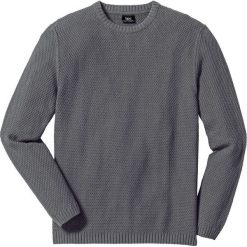 Swetry klasyczne męskie: Sweter Regular Fit bonprix szary melanż