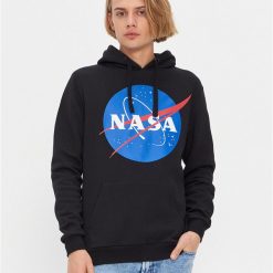 Bluza z kapturem NASA - Czarny. Czarne bluzy męskie House, s, bez wzorów, z kapturem, bez rękawów, z kapturem. Za 119,99 zł.