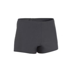 Bokserki pływackie 100 BASIC dla dzieci. Niebieskie majtki chłopięce NABAIJI, bez wzorów, z elastanu. Za 11,99 zł.
