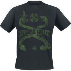 Koszulki męskie: Flogging Molly Vintage Snake Tourshirt 2018 T-Shirt czarny