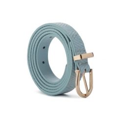ACCCESSORIES 1W2-013-SS19. Niebieskie paski damskie ACCCESSORIES, w paski, ze skóry ekologicznej. Za 19,99 zł.