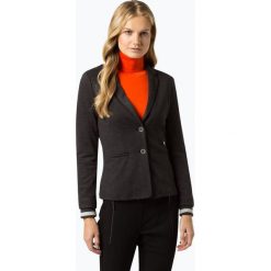 Comma casual identity - Blezer damski, czarny. Czarne bolerka i narzutki damskie comma casual identity, w paski, prążkowane, bez rękawów. Za 299,95 zł.