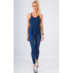 Ciemnoniebieskie legginsy z czerwonym napisem 13930. Czerwone legginsy we wzory marki Fasardi, s. Za 59,00 zł.