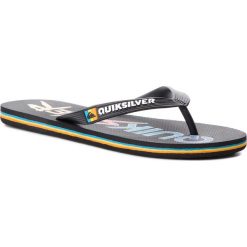Japonki QUIKSILVER - AQYL100592 Xkrb. Czarne klapki męskie Quiksilver, bez wzorów, z tworzywa sztucznego. W wyprzedaży za 69,00 zł.
