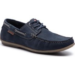 Mokasyny SERGIO BARDI - SB-06-07-000014 407. Niebieskie mokasyny męskie ze skóry, eleganckie. W wyprzedaży za 149,00 zł.