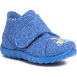 Kapcie SUPERFIT - 1-000290-8000 Blau. Niebieskie sandały chłopięce Superfit, z tworzywa sztucznego, bez zapięcia. Za 129,00 zł.
