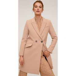Mango - Płaszcz Dali. Różowe kurtki damskie Mango, xl, bez wzorów, z poliesteru. W wyprzedaży za 249,90 zł.