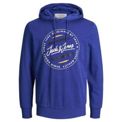 Jack&Jones Rart Chapo Sweat Hood Sweat Hood Surfuj w sieci Reg (rozmiar S). Bluzy męskie Jack&Jones, s, bez wzorów, bez kołnierzyka, bez rękawów, bez kaptura. W wyprzedaży za 126,00 zł.